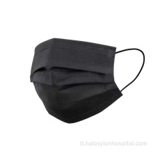 Disposable Surgical Black Face Mask na may eartoop